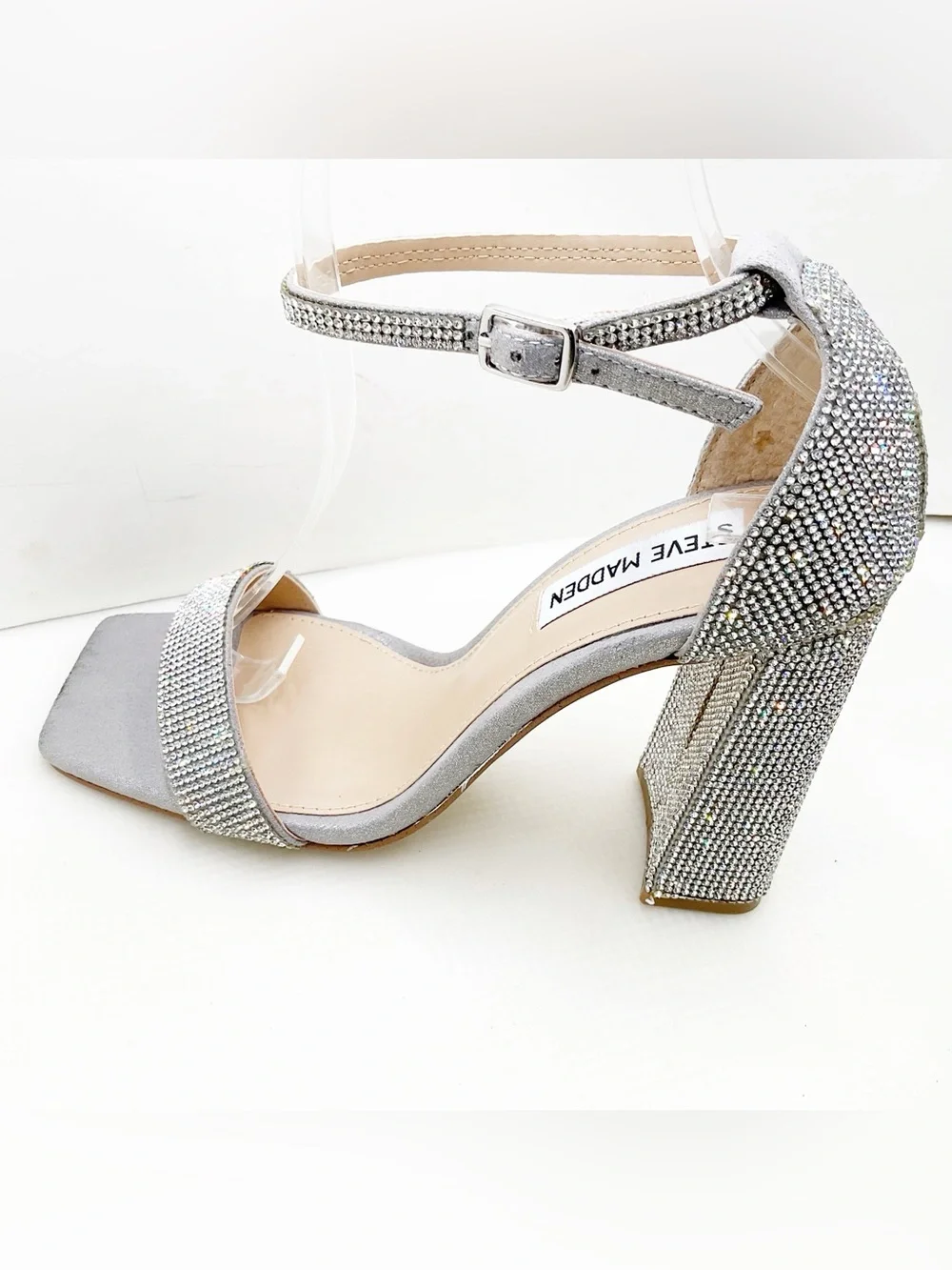 🆕{Steve Madden} TIAA Rhinestone Sandals